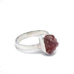 Pink Tourmaline Raw Ring