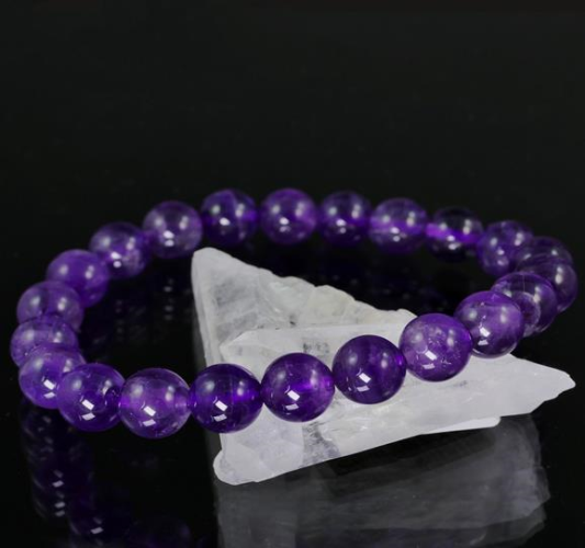 Amethyst Bead Bracelet