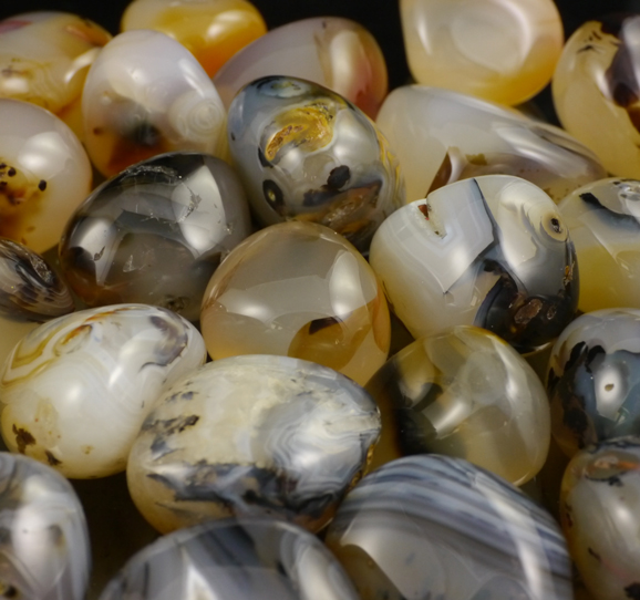 Natural Agate Tumbled Stones