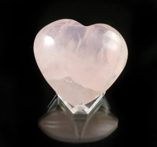 Rose Quartz Heart