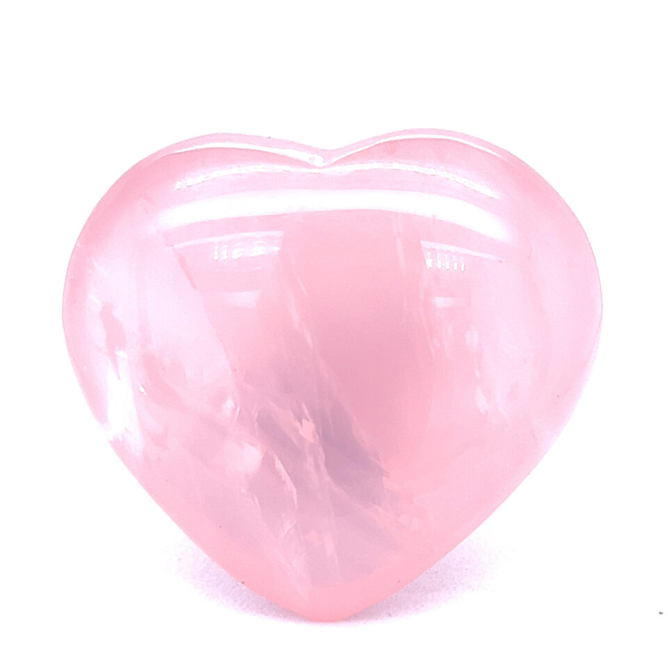 Rose Quartz Polished Heart