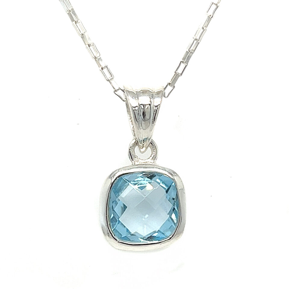 Blue Topaz Necklace