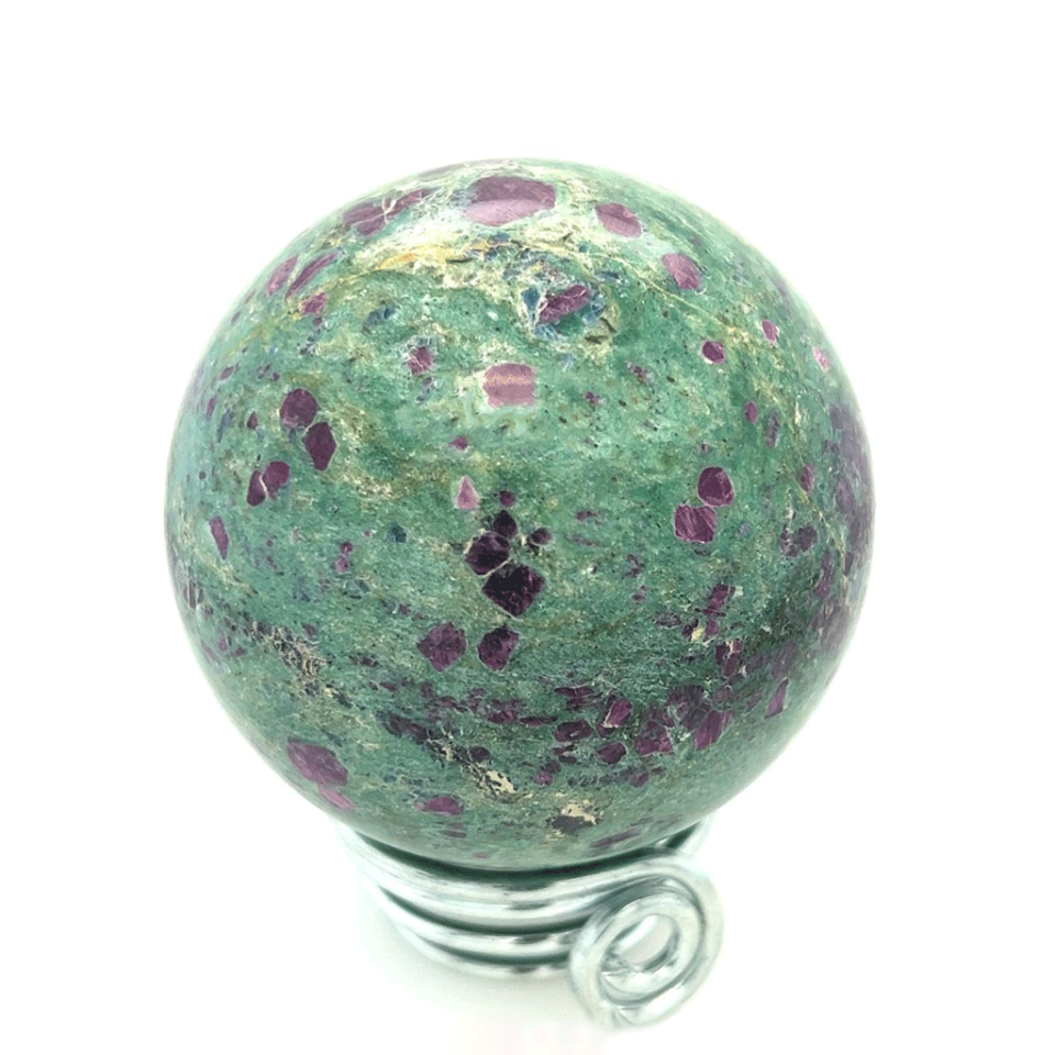 Genuine Ruby Fuchsite Sphere