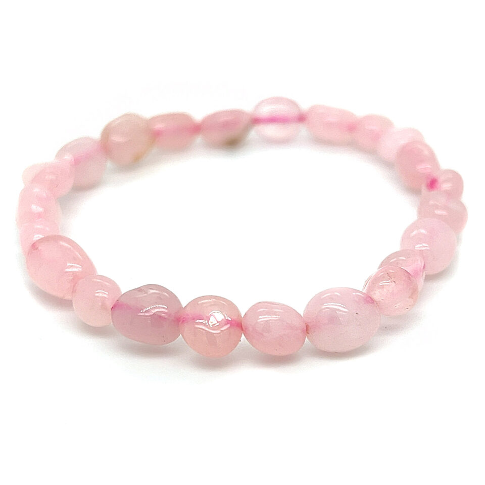 Rose Quartz Irregular Bead Bracelet