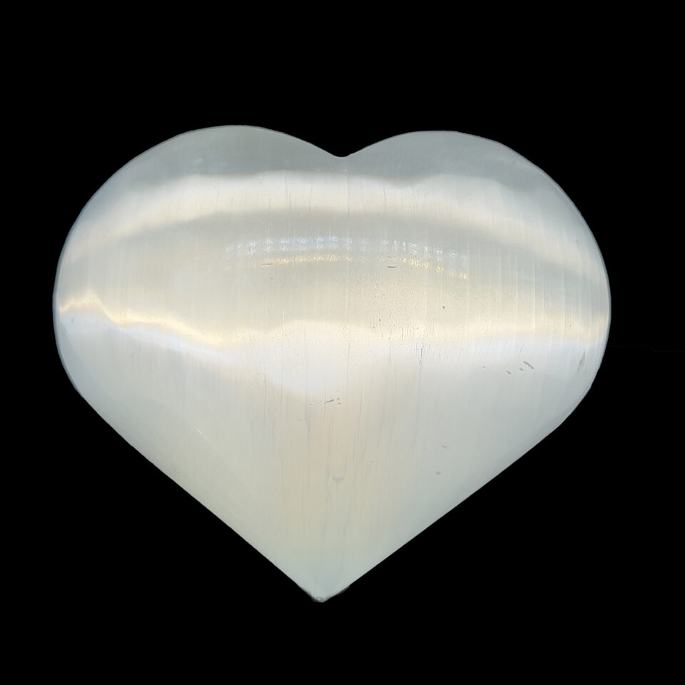 Selenite Heart