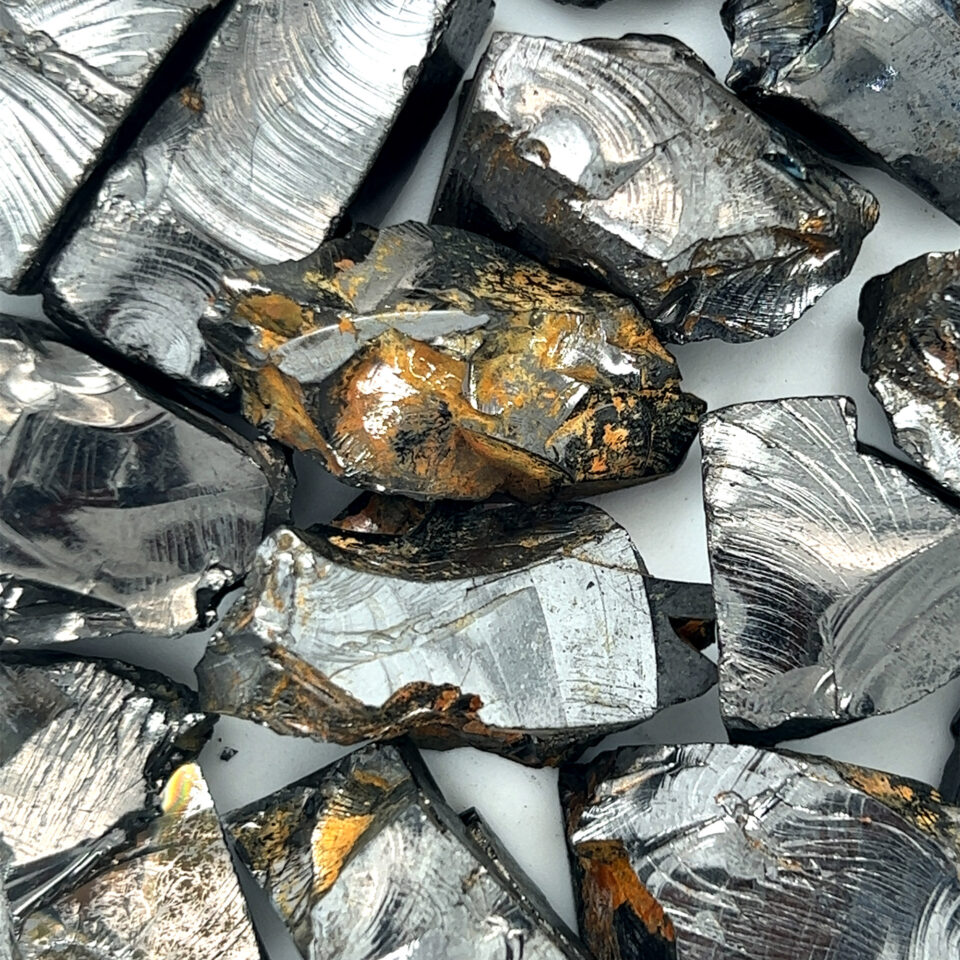 Small Silver Shungite Raw Specimens