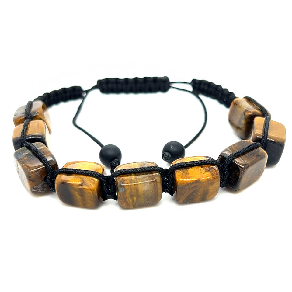 Tiger Eye Bead Cord Bracelet