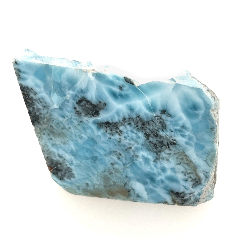 Semi-Polished Larimar Slab